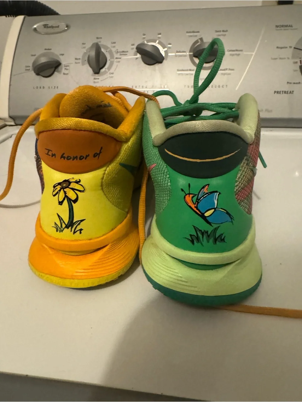 Kids Colorblock Athletic Sneakers - Green & Yellow